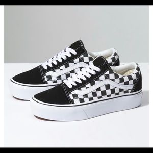 Checkerboard Old Skool Vans PLATFORM